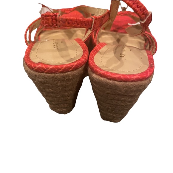 🆕 Ann Taylor Espadrille Wedge Sandals Sz 7 M - Picture 5 of 8